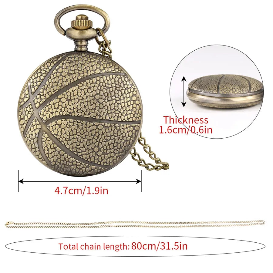 Montre collier quartz Basket-Balln