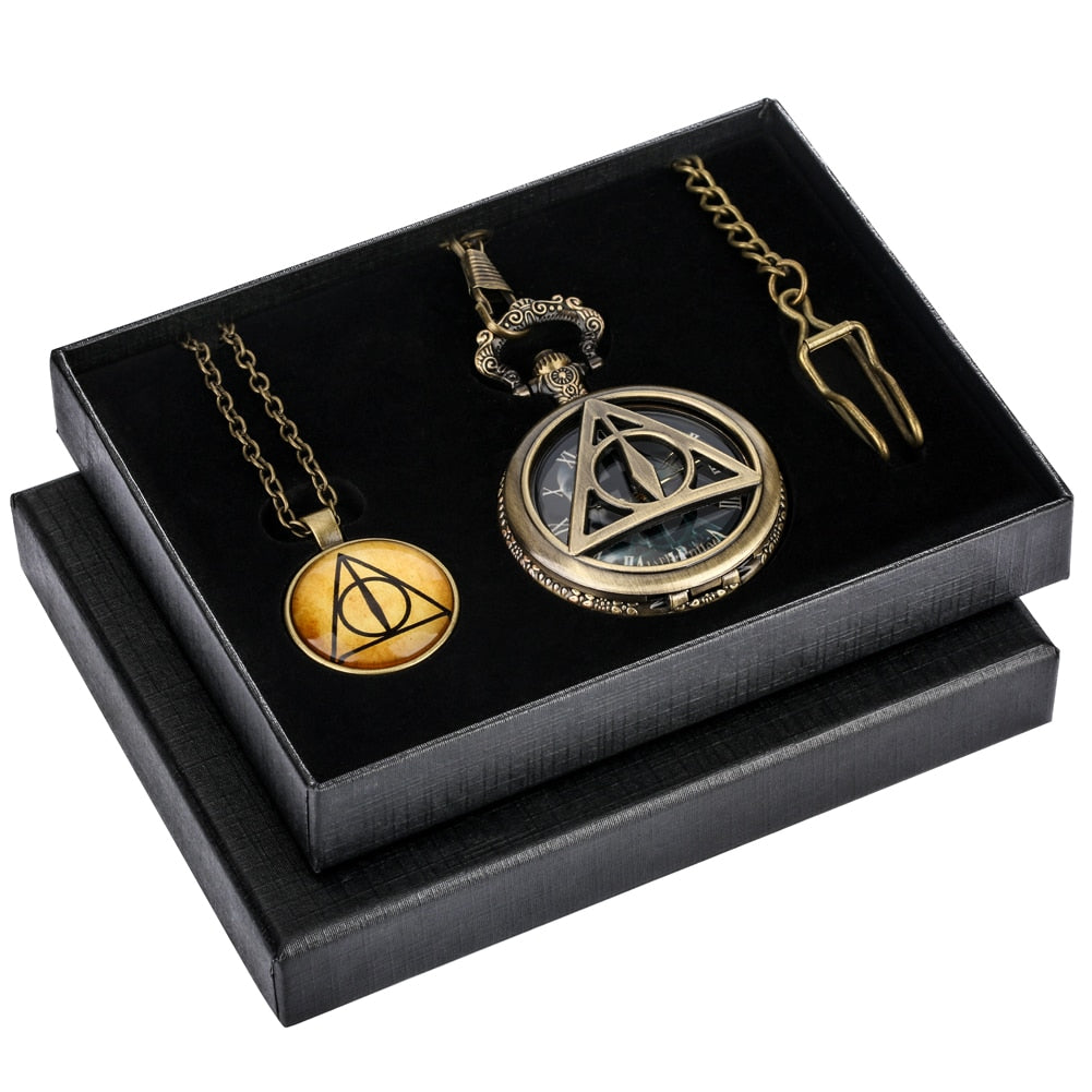 Coffret montre à gousset quartz Harry Potter