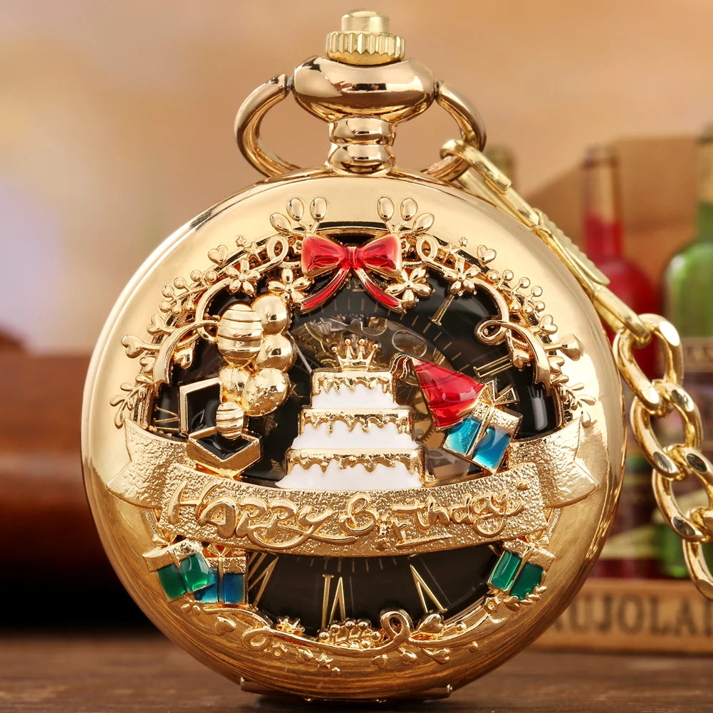 Montre gousset musicale avec horloge - montre-de-poche-gousset