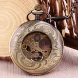 Montre à gousset mécanique bronze Wood Prince