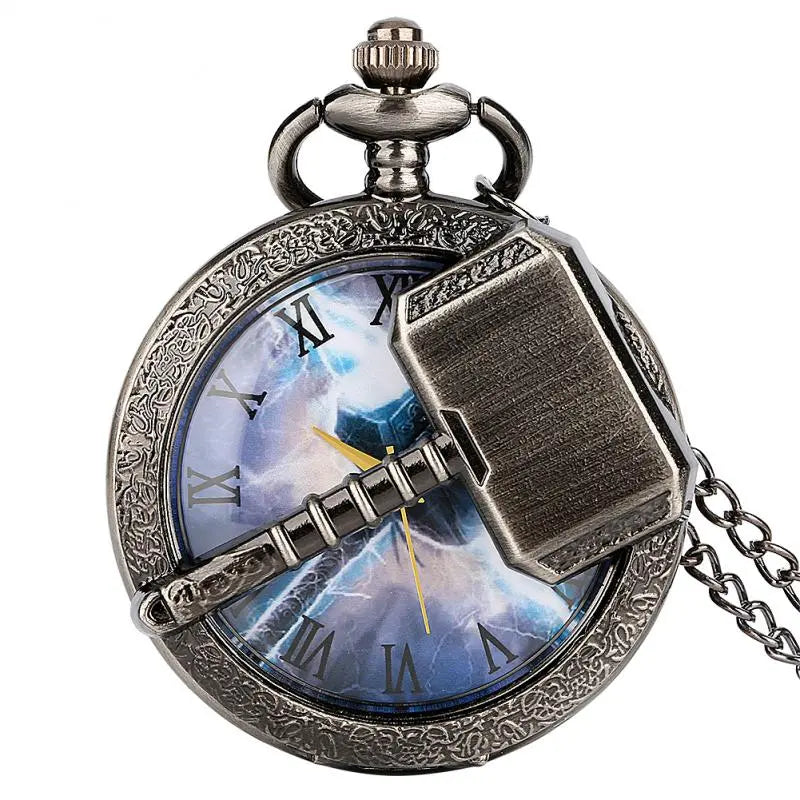 Montre collier quartz Marteau de Thor