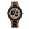 Montre bracelet en bois luminus green GZ008-2A