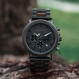 Montre bracelet en bois Chronographe - montre-de-poche-gousset
