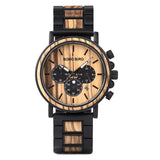 Montre bracelet en bois Chronographe - montre-de-poche-gousset