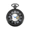 Montre a gousset mécanique Heart Moon black