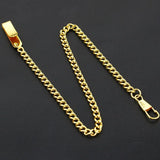 Chaîne Gousset Classique Élégance Or Jaune Poli Miroir - montre-de-poche-gousset