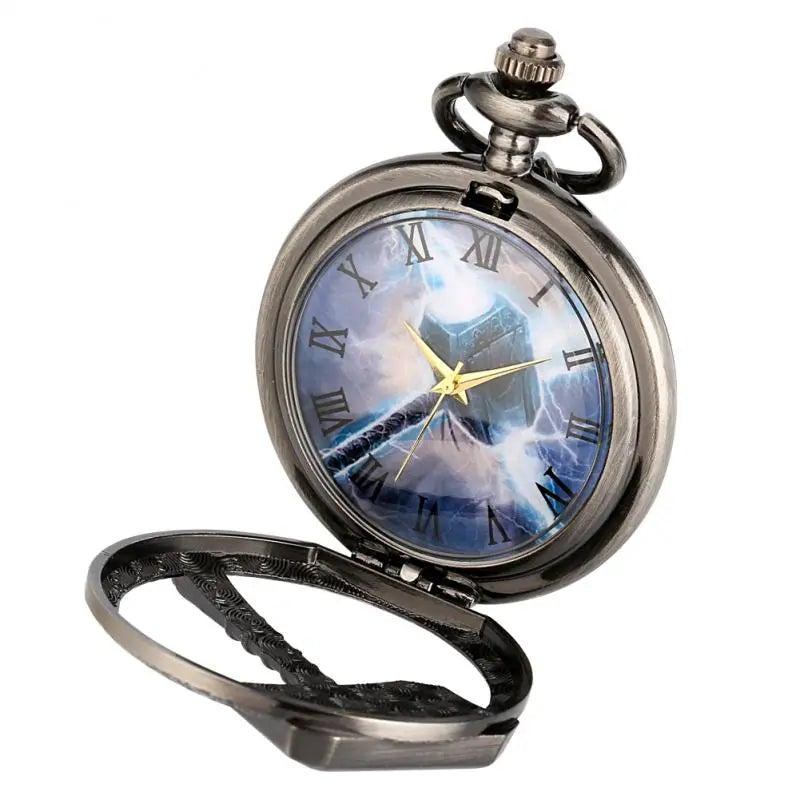 Montre collier quartz Marteau de Thor