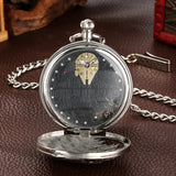 Montre de poche quartz steampunk musicale