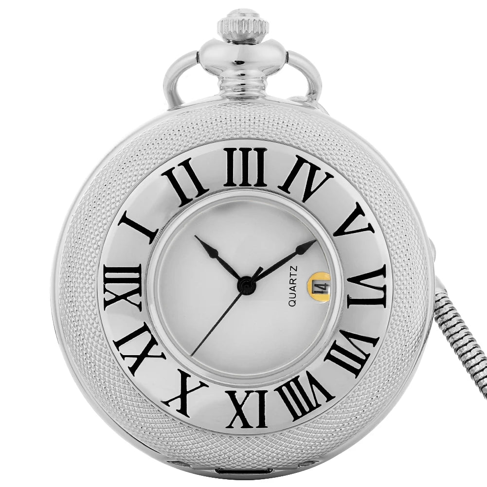 Montre à gousset quartz Argent Eternel Classic - montre-de-poche-gousset