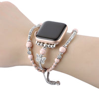 Bracelet rose en métal pour Apple Watch