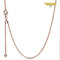 Chaine collier pour montre à gousset avec charm Or rose / 50cm