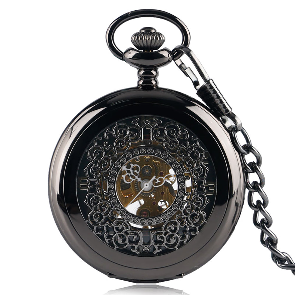 Coffret de montre à gousset mécanique Dark Roman