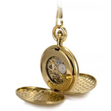 Montre à gousset or mécanique double chasseur - montre-de-poche-gousset