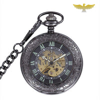 Montre à gousset mécanique automatique lumineuse