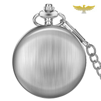 Montre de poche mécanique lisse à chiffres romains