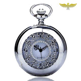 MONTRE PENDENTIF FEMME ARGENT - montre-de-poche-gousset