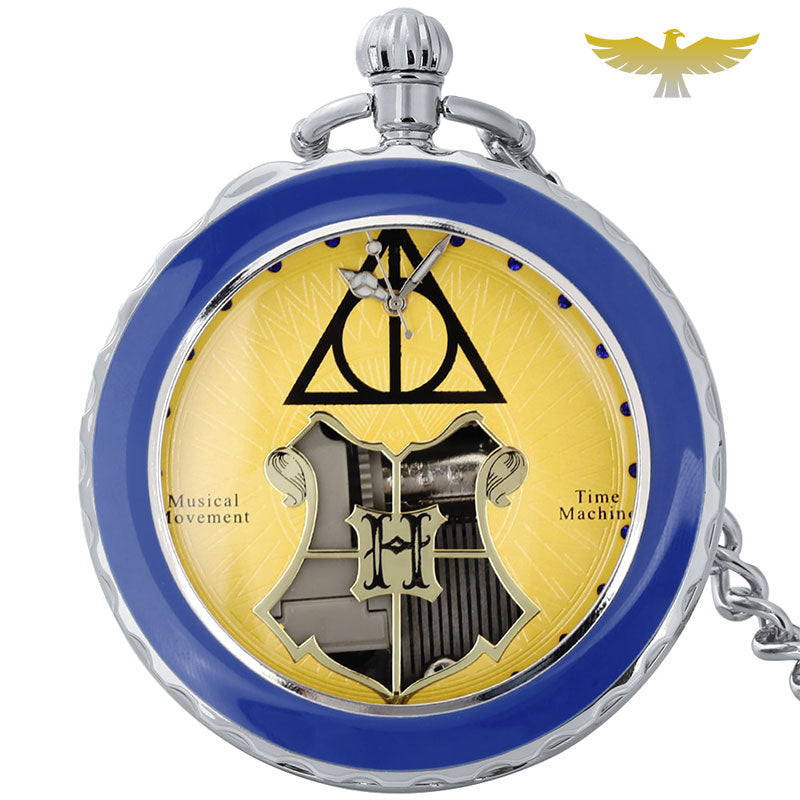 Montre à gousset musicale quartz Harry Potter - montre-de-poche-gousset - cadran-ouvert, cinema, moderne, musique, open-face, quartz