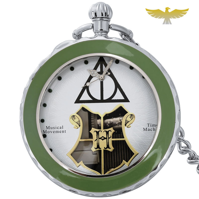 Montre à gousset musicale quartz Harry Potter - montre-de-poche-gousset - cadran-ouvert, cinema, moderne, musique, open-face, quartz