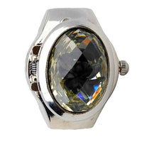 Bague montre pour femme fleur diamanté