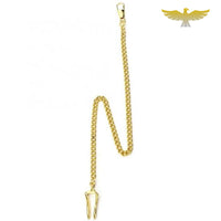 Chaîne de montre gousset or mousqueton