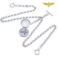 Chaine double Albert-T luxe et insigne