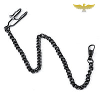 Chaîne montre à gousset pour pantalon noire