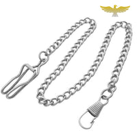Chaîne montre à gousset pour pantalon argent