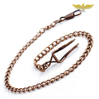 Chaîne pour montre à gousset bronze