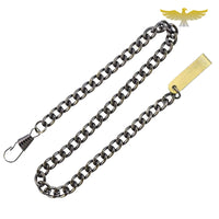 CHAINE POUR MONTRE GOUSSET ACIER AUX MAILLES GOURMETTE