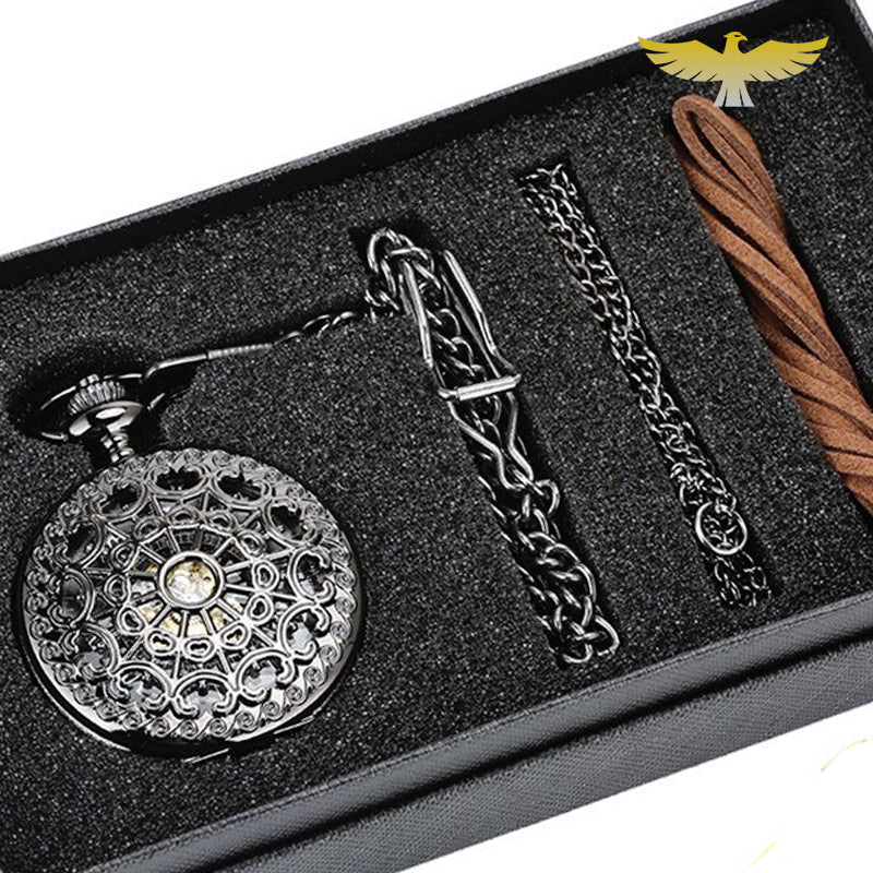 Coffret montre gousset triple chaine