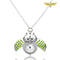 COLLIER MONTRE HIBOU Vert