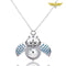 COLLIER MONTRE HIBOU Bleu