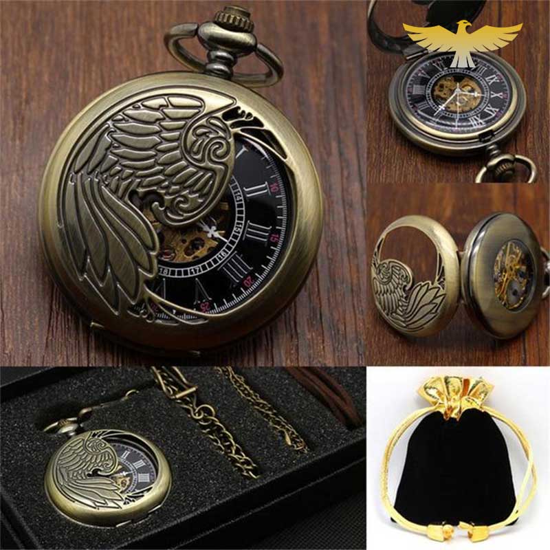 Coffret Montre à gousset mécanique Flying Horse