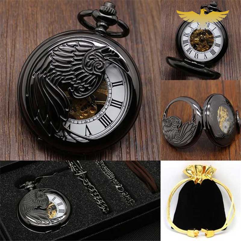 Coffret Montre à gousset mécanique Flying Horse