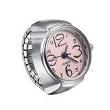 Bague bracelet montre violet - montre-de-poche-gousset - 