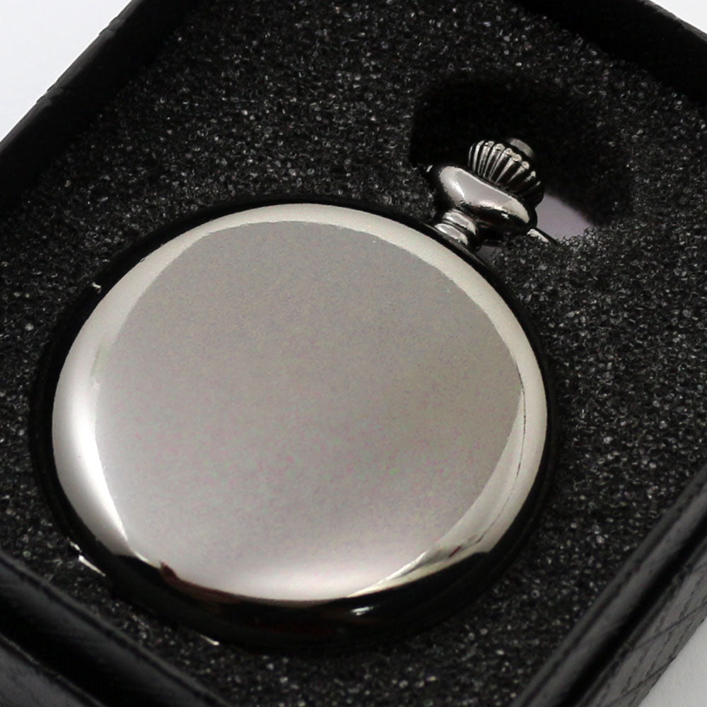 Coffret montre à gousset quartz 3 chaines