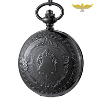 Montre à gousset à quartz classique avec clapet