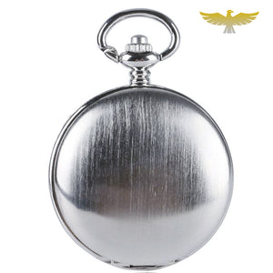 Montre à gousset argent double claplet
