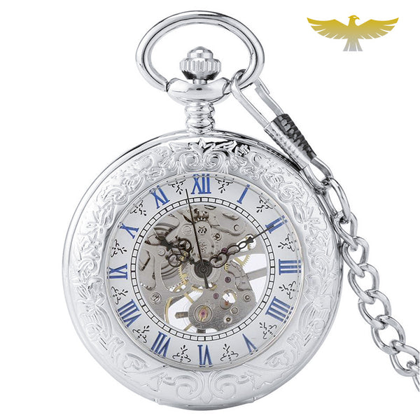 Montre à gousset argent mécanique vintage classique