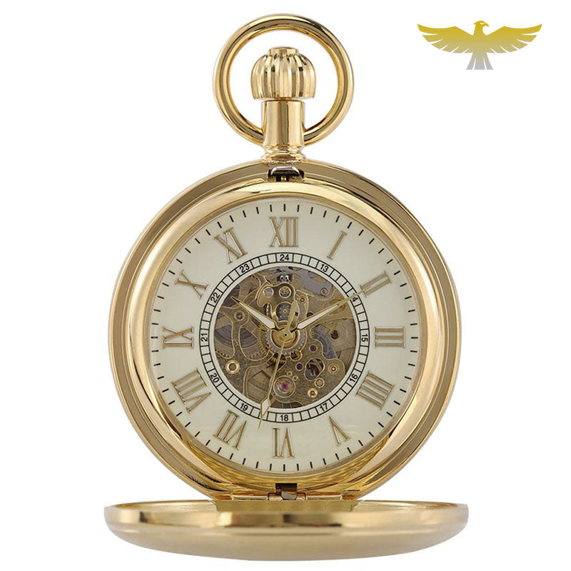 Montre à gousset automatique Gold Crane