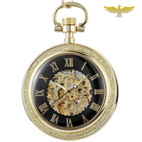 Montre à gousset cadran ouvert squelette