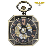 Montre à gousset carré mécanique