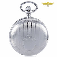 Montre à gousset chasseur argent mécanique