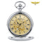 Montre à gousset chasseur moderne mécanique Argent