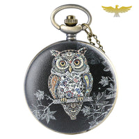 Montre à gousset chouette hibou