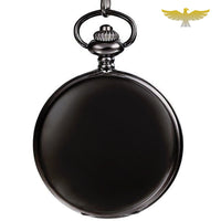 Montre à gousset classique à quartz avec chaine