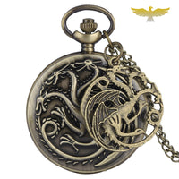 Montre à gousset collier quartz Targaryen