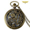 Montre à gousset collier rétro Bronze