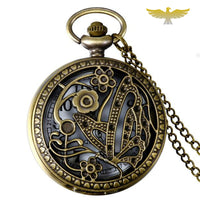 Montre à gousset collier rétro