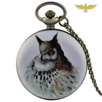 Montre à gousset collier Snowl